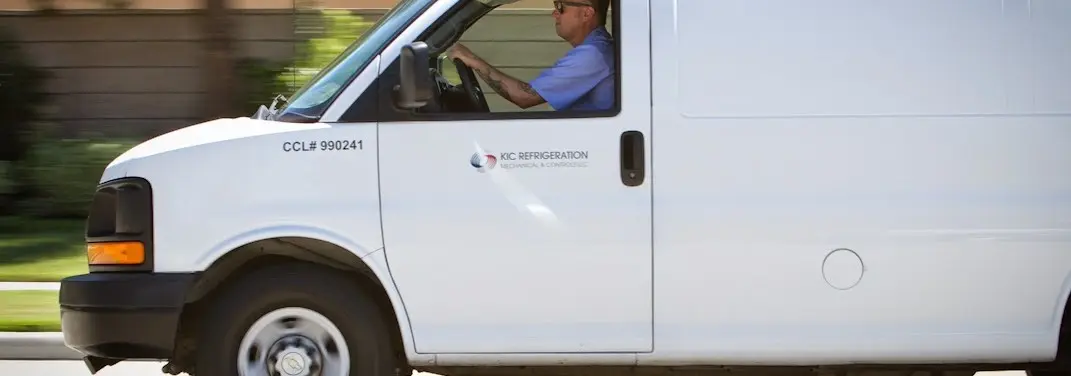 KIC Refrigeration service vehicle serving Nantucket area